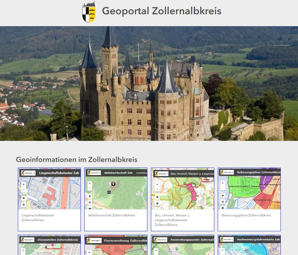 Landratsamt Zollernalbkreis Geoportal ZAK GIS